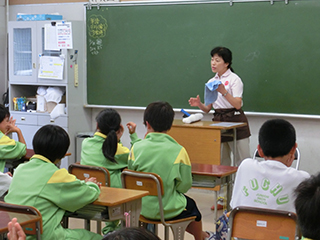 茨城県立中学校での講師活動