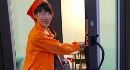 お客様宅到着